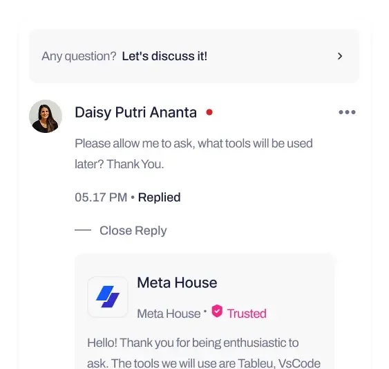 Discussion sur les outils technologiques à utiliser.