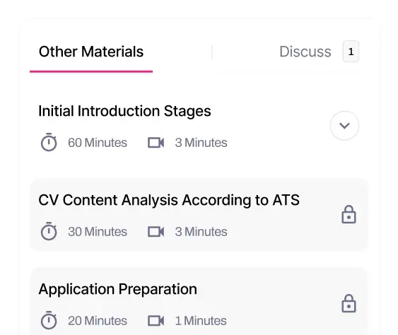 Cours en ligne sur la préparation de CV
