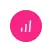 Icône graphique rose avec barre de progression.